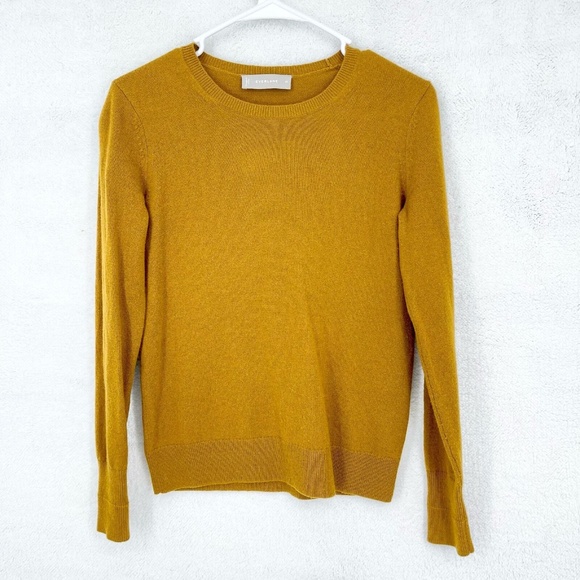 EVERLANE Womens Stretch Cashmere Pullover Sweater EUC/sz M - Picture 6 of 16
